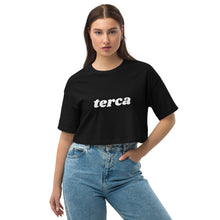 Load image into Gallery viewer, Terca Loose drop shoulder crop top