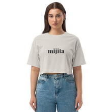 Load image into Gallery viewer, Mijita Loose drop shoulder crop top