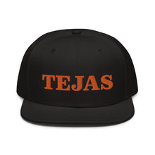 Load image into Gallery viewer, Tejas Black Snapback Hat
