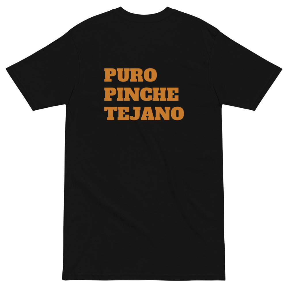 Puro Pinche Tejano Back Print T-Shirt